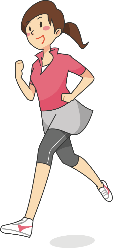 OnlineLabels Clip Art - Woman Running